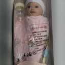 BABESIDE Reborn Baby Dolls Sunny - 17Inch Cute Soft Vinyl Realistic Baby Doll Poseable Smiling Real Life Baby Dolls with Complete Accessories for 3+ Years Old Gifts (Pink)