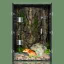 Reptile Tank 8x8x12 PVC Terrarium Enclosure for Crested Gecko, Lizard, Tarantula & Small Reptiles and Invertebrates