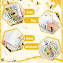 Oudain 6 Pcs Bee Kitchen Towels Honey Bee Kitchen Decor 15.8 x 23.6 Inches Dish Hand Tea Towels for Bathroom Home Housewarming Gifts