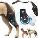 CHAMIN/RISURRY Adjustable Dog Knee Brace with Extra Collar, Support for Torn Acl Hind Leg, Tear Ligament, Osteoarthritis,Rear Leg Limp, Recovery After Surgery, Left Leg, Large