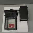 Outdoor Wall Lantern with GFCI Outlet, Dusk to Dawn Outdoor Lighting with Clear Glass Shade, Waterproof Outside Porch Lights for House Garage Front Door, Bulb Included (Black