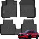 Floor Liners for 2025 Acura ADX TPE All Weather Protection 1st & 2nd Row Car Floor Mats 2025 ADX Accessories-Black