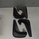 4PCS Car Mud Flaps, Mud Guard, Fender Guard, Splash Guard, Front & Rear Side Mud Guard, Wheel & Tire Splash Guards, Fender Against Sewage, Mud, Dust, Snow, No Drilling Mudguards Universal for Most Car