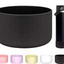  Protective Silicone Base Boot for Hydro Flask 12-24 oz Wide and Standard Mouth bottles, Anti-Slip Sleeve Cover Bumper for Hydro Water Bottle Accessories-2.83inch Bottom Diameter