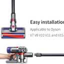 Replacement Wand Extension Tube for Dyson V7 V8 V10 V11 V15 Models, Vacuum Cleaner Extension Rod Accessories, Compatible with Dyson Cordless Stick Vacuum Cleaner of V7 V8 V10 V11