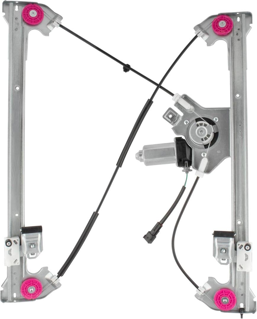 BOXI 741-968 Rear Driver Side Power Window Regulator with Motor Fit for Ford F-150 2004-2008 for Lincoln Mark LT 2006-2008 4L3Z1627001AA 6L3Z1627001AA