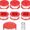 CMZST0653 8pcs String Trimmer Spool Line(0.065",30Ft) with Cap Head, Compatible with Craftsman CMCST900,CMESTA900,CMESTE920,CMZST98020,CMCST915,CMEST913,CMZST120SC (CMZST0653-8pcs)