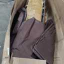 HOTEEL Gazebo 12x20, Outdoor Gazebo on Clearance with Double Ventilated Arc Roof, Privacy Curtains & Mosquito Netting, Easy Set up Canopy Tent with Stable Metal Frame for Patio, Brown (Upgraded 2.0)