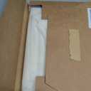 Ling's Moment 14Ft Ivory Sheer Extra Long Chiffon Like Table Runner with Silver Sparkle for Rustic Boho Beige Table Runner Wedding Party Bridal Shower Decorations