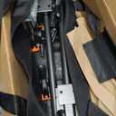 EMART Portable Backdrop Stand Kit with Foldable Cross Flat Base, Adjustable 8.5ft Height 10ft Width Pipe and Drape Background Hanging Frame Bar for Photography Party Wedding Birthday Photo Studio