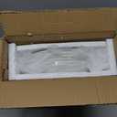 DELLING 10 Inch White Dinner Plates Set of 6, Porcelain Round Plates - Microwave, Dishwasher & Oven Safe - Chip Resistant Ceramic Plates for Everyday Dining, Party, Family Meals