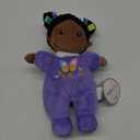 OUOZZZ 10" Soft Baby Doll for Girls - First Baby Doll Plush Rag Doll Sleeping Cuddle Buddy Purple Doll Toy for Kids (C-mini Butterfly)