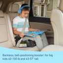 Graco TurboBooster LX Backless Booster with Affix Latch | Backless Booster Seat for Big Kids Transitioning to Vehicle Seat Belt (Rio), Manufacture Date 2026/02/05