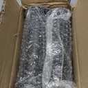 4 Pcs Adjustable Bed Center Support Legs 7.08-12.2 inch for Bed Frame/Bed Center Slat, Metal Adjustable Furniture Legs for Bed/Cabinet/Sofa/Dresser/Couch/Table, Heavy Bed Legs Replacement (Black)