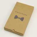 2 x Mens Charm Linen Cotton Bowties - Solid Pretied Bow Ties for Men Wedding Groomsmen (Red)