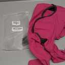 ROZKITCH Dog Recovery Suit After Surgery, Prevent Licking & Shedding, Dog E-Collar Alternative Four-Sleeve with Adjustable Leg Straps & Belly Access, Post-Surgery Bodysuit for Medium Dogs Rosered M