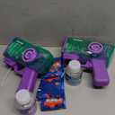 Bubble Gun with Bubble Solution - Transparent, Electric, Leak-Proof, Bubbles Machine with RGB Lights, Ideal Gift for Kids Ages 3-8 Birthday, Toys for 3 4 5 6 7 8 Years Old Boys Girls