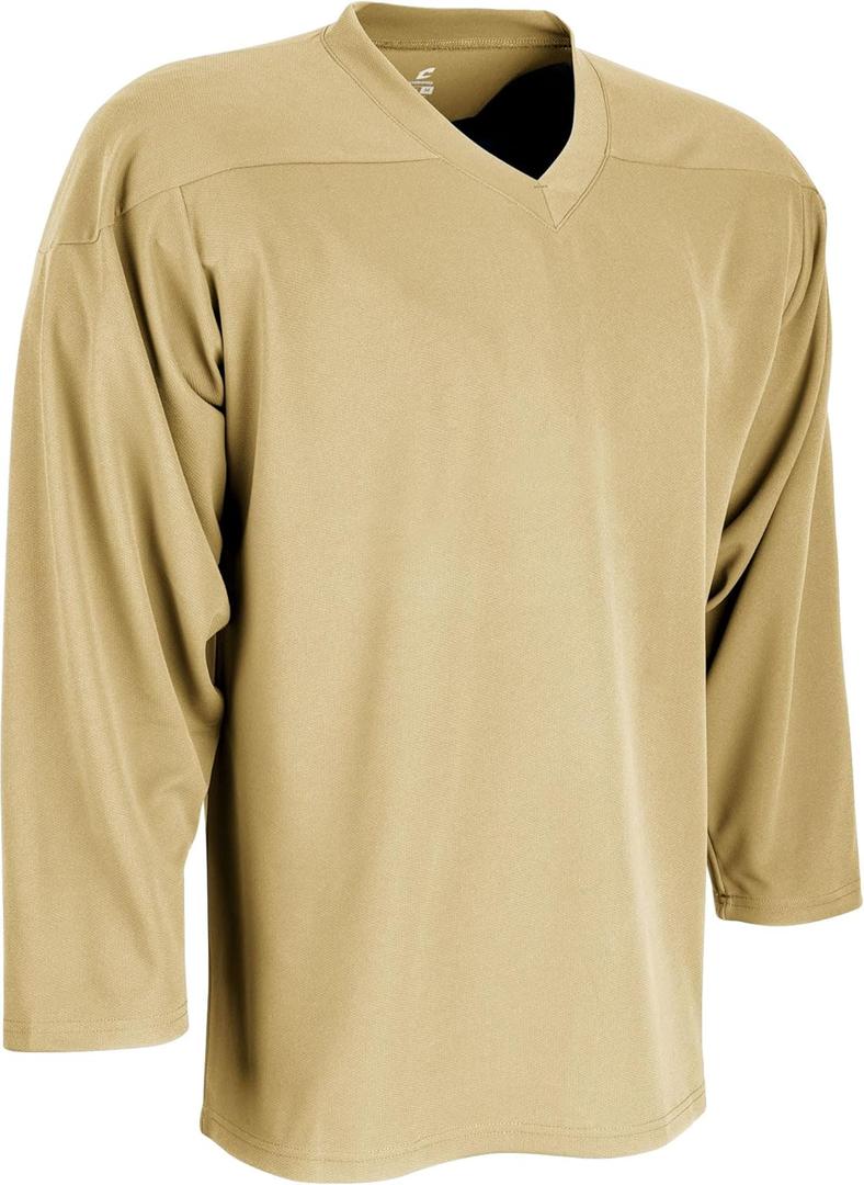 Champro Mens Faceoff Hockey Jersey (Small, Vegas Gold)