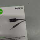 Belkin Rockstar 6FT USB-C to (3.5mm) Aux Cable - Black