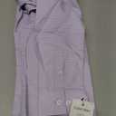 Calvin Klein Boys' Long Sleeve Patterned Dress Shirt, Button-Down Style with Cuffs & Shirttail Hem, Size 12