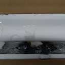 4-Light Track Lighting Kit Bathroom Wall Light Fixtures, Black Directional Ceiling Light for Kitchen Dining Room Bedroom Office, Seeded Glass Shades