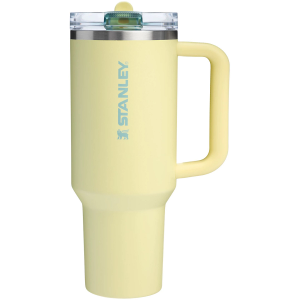Stanley Quencher ProTour Flip Straw Tumbler with Leakproof Lid 40 oz | Built-In Straw and Handle | Cup Holder Compatible for Travel | Insulated Stainless Steel Cup | BPA-Free | Hydrangea