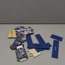 Realspring 6 Pcs Wooden Winter Table Decor Blue Winter Tiered Tray Decor Wood Decorative Gnome Snowman Truck Signs Hello Centerpieces for Kitchen Office Home