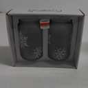 Tabletops Gallery Snowflake Soda Can Glass Set - Gray