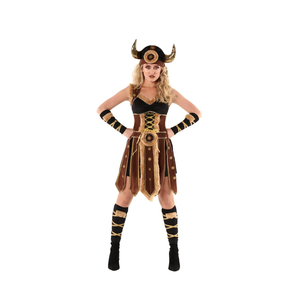 Morph Viking Warrior Costume - Women's Viking Outfit, M