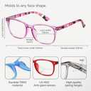 CCVOO Reading Glasses for Women/Men, Eyeglasses, Blue Light Readers for Women/Men, Computer Eye Glasses, Cheaters