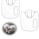 GLOBLELAND
GLOBLELAND 4 Pcs Transparent Dog Raincoat for Small Medium Dogs with Hidden Leash Hole and Adjustable Snaps Dog Rain Poncho Waterproof Pet Clothes Rain Jacket