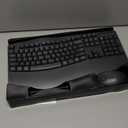 Wireless Keyboard and Mouse Combo,2.4G Full Size Wave Keys Ergonomic Keyboard with Wrist Rest for Natural Typing, 3 DPI Adjustable Ergonomic Silent Mouse for Computer/Laptop/Windows/Mac (Gray)