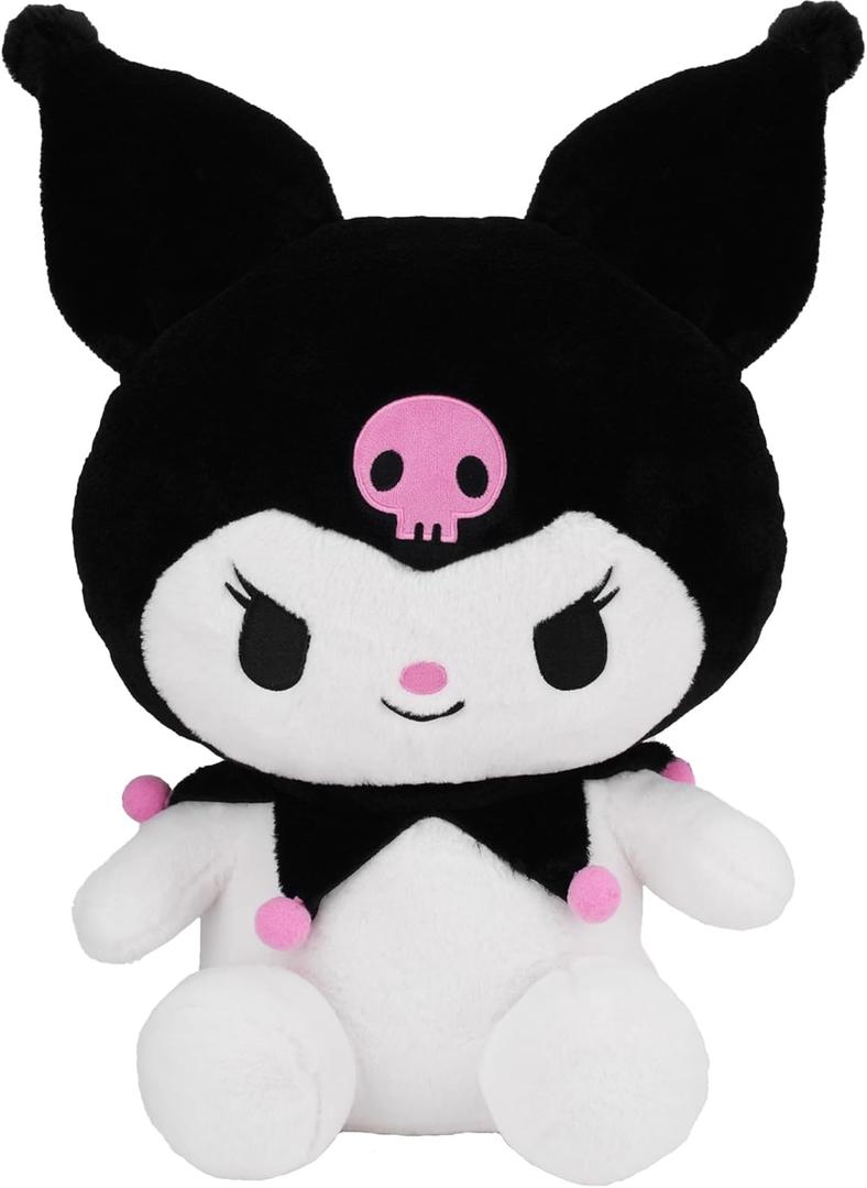 Juju Kur Plush (28 in) - Cute Stuffed Animal Karomi - Kawaii Plush - Cute Stuffed Animals Kumori - Cute Plushies for Girls Kurumi - Karumi - Kawaii Plushie (Hpy)
