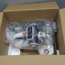 JIGOO T600 Mattress Vacuum Cleaner with UV-C Light, 15Kpa Suction 700W Powerful Double-Cup Handheld Vacuums, Bed Cleaner with Smart Dust Sensor, Ultrasonic, Heating Tech, MIF Filter (Pearl White)