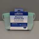 Dr. Brown's Microwave Steam Sterilizer Bag for Baby Bottles, Breast Pump Parts & Other Toddler Accessories, 100% Silicone, Reusable Sterilizing Bag