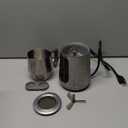 DREO All-in-1 Milk Frother, Electric Foam Frother for Latte Art Microfoam and Coffee, 15oz/450ml Automatic Milk Warmer with 30 Drinks, Dishwasher Safe, Dairy/Plant-Based Milk (Silver)