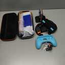 Switch 2 Accessories, Bundle Case for Nintendo Switch 2 (2025), MENEEA 20-IN-1 Kits: Carrying Case, Controller Charger Dock, Grips for Joy Con,Steering Wheels for Mario Kart,Protective Cover for Controller Console for Switch 2 (Black)