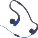 Easycat GZCRDZ Bone Conduction Headphones with Microphone Stereo Open-Ear Sport Headphone with Noise Reduction Microphone (Blue)