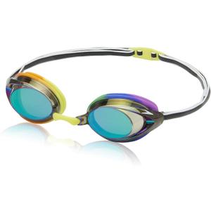 Speedo Unisex-child Swim Goggles Vanquisher 2.0 Junior (Rainbow Mirrored)