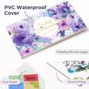 5 x Pocket Calendar 2026-2027 for Purse, Small Pocket Planner 2026-2027 for Purse 3.56.5In,24 Month Organizer from Jan 2026- December 2027 Mini Planner with Pvc Cover for Organizing & Planning (Flower)