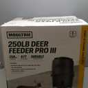 Moultrie 250 Lb Pro Hunter III Deer Feeder - Moultrie Connect Bluetooth, 10 Daily Feed Times, Pairs with Edge 3, MFG-15104