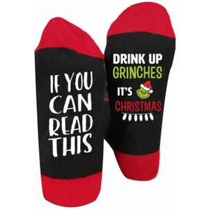 Coshang Womens Christmas Socks If You Can Read This Funny Socks Stocking Novelty Socks Christmas Gifts
