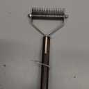 Dog Brush for Shedding 20 Blade Dematting Tool Pet Brush Dual Side, Undercoat Rake for Large Medium Small Dogs and Cats, Shedding Dog Comb for Grooming, Premium Wood Handle