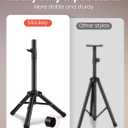 Moukey MPA80 PA System, 8 Inch Active & Passive Powered Rechargeable PA Speakers, 600W Peak Power, with 2 Tripod Stands, Wired Microphone, Remote Control, Support BT/USB/TF/FM/AUX
