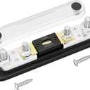 DaierTek 400 Amp ANL Fuse Holder Kit M10 Stud Terminals Max 750A for Car Truck Boat