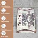 Inspirational Baseball Sign for Boys Room Decor, Vintage Baseball Gifts for Boys, Motivational Quote Sign, Sports Wall Art for Boy Bedroom Decorations, 8x12 Inch
