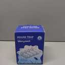 4 Pack Humane Mouse Traps No Kill, Catch and Release Live Mouse Trap Indoor for Home, Reusable Mice Trap Cage with Cleaning Brush(Blue),01Blue-4pack