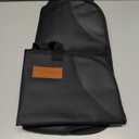 SMART ELF Car Seat Protector, Large Auto Protector for Child Seats with Thickest Padding and Non-Slip Backing Mesh Pockets for SUV, Sedan, Truck, Leather and Fabric - Black (1PS)