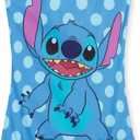 Disney Girls One Piece Swimsuit Comfortable Stretchy Swimsuit - Girls Gifts (11-12 Years, Blue Stitch)