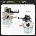 594287 799154 120P02 0001 Carburetor Replacement for 595390 120P02 0001 591597 593380 120P02 0001 121S02-0011-F1 110P02 0003 F1 for Craftsman for Troy Bilt 190cc Pressure Washer